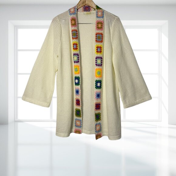 Stunning Boho Chic Crochet Cardigan by Rebellion - Picture 2 of 12